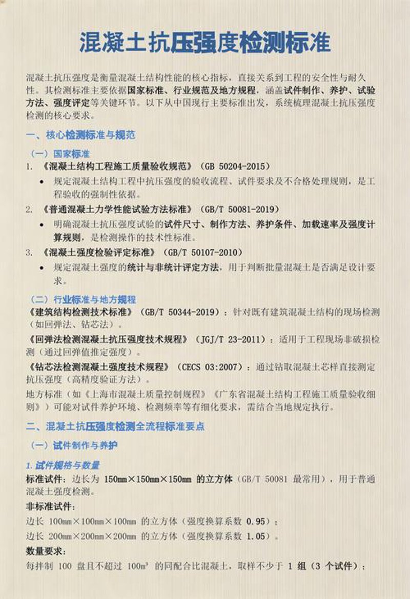 混凝土检测技术在建筑行业的应用与进展